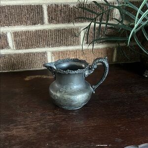 Vintage Providence Silver Plate Co Quadruple Plate 421 Pitcher Creamer